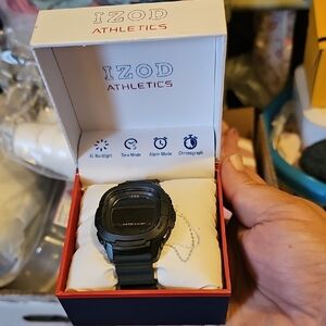 IZOD Athletics Black Smartwatch